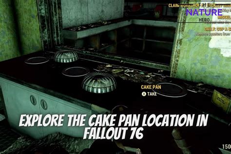 Add any available spices for taste. . Cake pan fallout 76